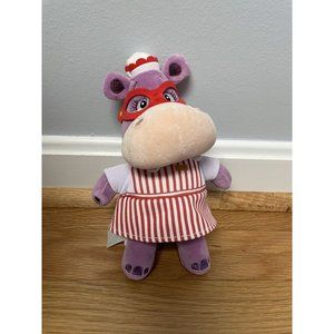 DOC MCSTUFFINS HALLIE THE HIPPO 8" BEANBAG PLUSH TOY BY DISNEY